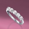 Ross-Simons 1.00 ct. t.w. Diamond 5-Stone Ring in 14kt White Gold - 4 of 4