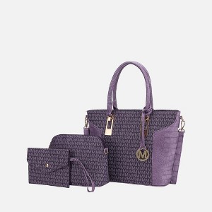 MKF Collection Shonda 3PC Tote with Cosmetic Pouch & Wristlet by Mia K - 1 of 4
