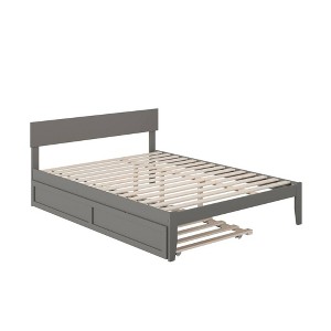 Boston Bed with Twin XL Trundle Bed - AFI - 1 of 4