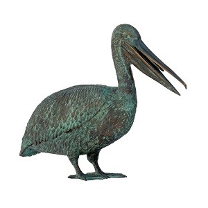 Design Toscano Pelican Wharf Seaside Decor Cast Bronze Garden Statue - 1 of 3