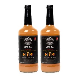 Crafted Cocktails Mai Tai Mix: 2 Pack  Passion Fruit, Orange, Guava and Organic Agave: 70 Calories Per Serving with Recognizable Ingredients - 1 of 4