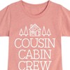 Girls' - Instant Message - Cousin Cabin Crew Fitted Short Sleeve Graphic T-Shirt - 2 of 4