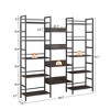 5 Tier Bookshelf Bookcases for Book Display Modern Storage Display Shelf For Bedroom Living Room Home Office - image 2 of 4