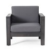 CAVINAS Outdoor Chairs Set with Rectangular Coffee Table, Acacia Wood Outdoor Loveseat, Modern Patio Table and Chairs Set for Garden - 4 of 4