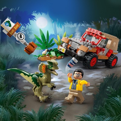 LEGO Jurassic Park Dilophosaurus Ambush Dinosaur Toy 76958