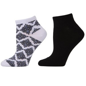 Natori Bohemian Florals Shorties Socks 2-Pack 9-11 - 1 of 1