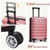 Sapphtopaz 3pcs Hardshell Luggage Sets ABS+PC Suitcase Durable Luggage Carry On Suitcase Suitcases with Wheels, Spinner Wheels (20" 24" 28") - 3 of 4