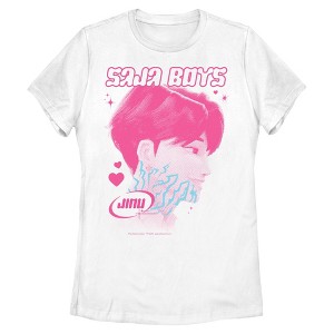 Womens KPop Demon Hunters Jinu Saja Profile T Shirt - 1 of 4