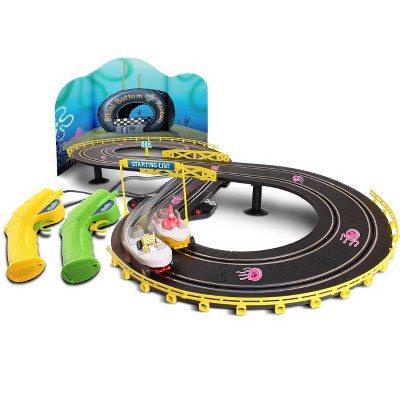 NKOK Spongebob Squarepants Hot Boat RC Slot Car Race Set - Spongebob & Patrick