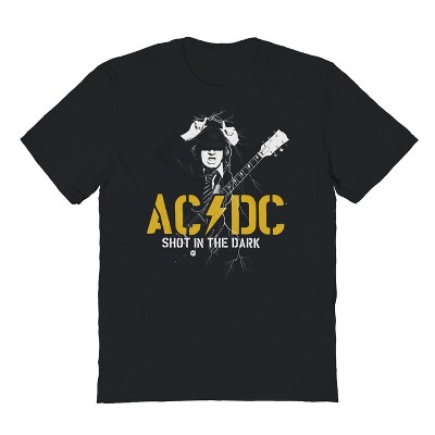 Acdc Men's Power Fingers 1 Short Sleeve Graphic Cotton T-Shirt