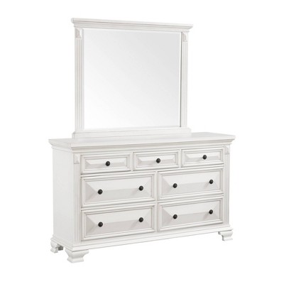 white dresser with mirror target