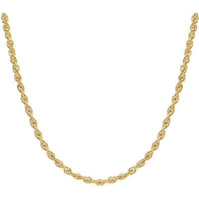 Giorgio Di Vicenza 10K Gold 4mm Rope Chain Necklace