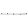 Door Canopy Black Polycarbonate, ABS, Aluminum 157.5 x 39.4 in vidaXL - 4 of 4