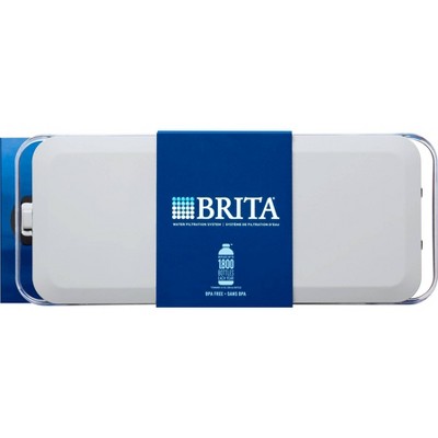 Brita Extra Large 27-Cup UltraMax Filtered Water Dispenser with Filter - Gray
