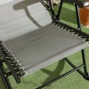 PAGED Outdoor Rocking Chair Set Foldable Beach Chairs with Steel Frame for Porch, Beach, Picnics, Balcony - 2 of 4