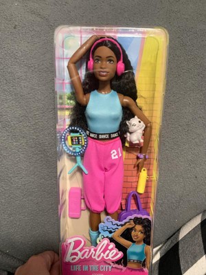 Barbie Brooklyn Roberts Doll Wearing Dance Outfit with Leg Warmers, Plus  Kitten (Target Exclusive)