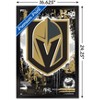 Trends International NHL Vegas Golden Knights - Maximalist Logo 23 Framed Wall Poster Prints - 3 of 4