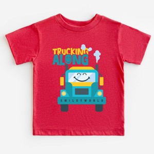 The Juniper Shop SmileyWorld Trucking Along Toddler Short Sleeve Tee - 1 of 4