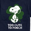 Men's - Peanuts - Too Cute To Pinch Short Sleeve Graphic T-Shirt - 2 of 4