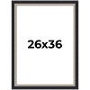 PosterPalooza | Embellished Black Picture Frame - UV Acrylic, Foam Board Backing, Hanging Hardware - 2 of 4