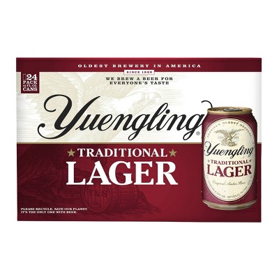 Yuengling Amber Lager Beer - 24pk/12 fl oz Cans