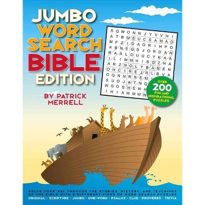 Jumbo Word Search: Bible Edition - by  Patrick Merrell (Paperback)