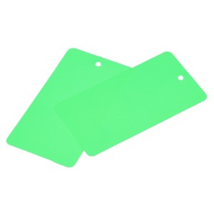 Unique Bargains Blank Waterproof Outdoor Eyelet Hole Plastic Shipping Tags 100 Pcs - 1 of 4