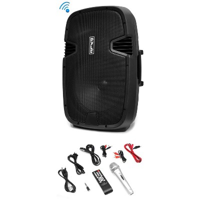 Pyle PPHP122BMU 800W Portable Bluetooth PA DJ Loudspeaker Speaker + Accessories