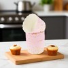 Unique Bargains Medium Polka Dot Disposable Baking Cups Wood Pulp Paper PE Coating 2.76"x2.17" 50 Pcs - 2 of 4