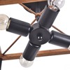 YIYIBYUS 4-Light Farmhouse Semi-flush Ceiling Light for Hallway - W12.6''xH11.5'' - 4 of 4