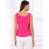 INSPIRE CHIC Women's Boat Neck Work Office Sleeveless Basic Summer Cami Tank Top - 3 of 4