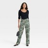Women's Mid-Rise Utility Cargo Pants - Universal Thread™ Green Camo - 3 of 3