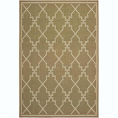 Oriental Weavers Marina 7765Y Tan/ Ivory Indoor/Outdoor Area Rug - 8'6" x 13'