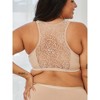 Leading Lady The Indy - Cotton Front-Closure Lace Racerback Bra - 4 of 4