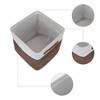 REGALWOVEN Fabric Collapsible Lightweight Open Storage Bins 11 x 11 x 11 Inch 3 Packs - 3 of 4