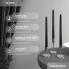 10 inch Taper Candles Set of 12 - Tall Candles Unscented - Tapered Candle Sticks - 4 of 4