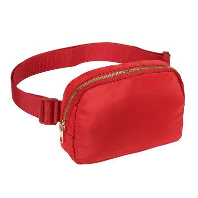 Unique Bargains Waterproof Adjustable Strap Ample Storage Fanny Packs for Traveling
