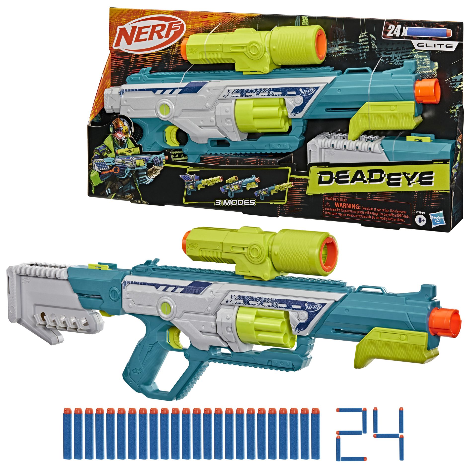 Nerf Rebel Ops Deadeye  Toy Launchers and Blasters