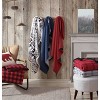 50"x60" Clyde Hill Striped Throw Blanket Gray - Eddie Bauer: Soft, Cozy, Machine Washable, Travel-Friendly - 3 of 4