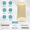 1 Pc 100% Mulberry Silk Pillowcase for Hair and Skin, 19 Momme Silk - Bare Home - 4 of 4