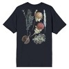 Harry Potter Hermione Granger Crew Neck Short Sleeve Men's Black T-shirt - 4 of 4