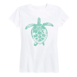 Women's - Instant Message - Sea Turtle Short Sleeve Graphic T-Shirt - 1 of 4