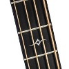 Sawtooth Rudy Sarzo Signature Left-Handed Transparent Black Flame Acoustic-Electric Bass Guitar - 3 of 4