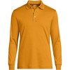 Lands' End Men's Long Sleeve Cotton Supima Polo Shirt - 3 of 3