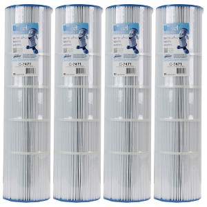Unicel C-7471 105 Square Foot Media Replacement Pool Filter Cartridge with 168 Pleats, Compatible with Pentair Pool Products, Pac Fab, and Waterway - 1 of 4