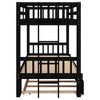 Whisen Exquisite design Wood Twin over Pull-out Bunk Bed with Trundle - 4 of 4
