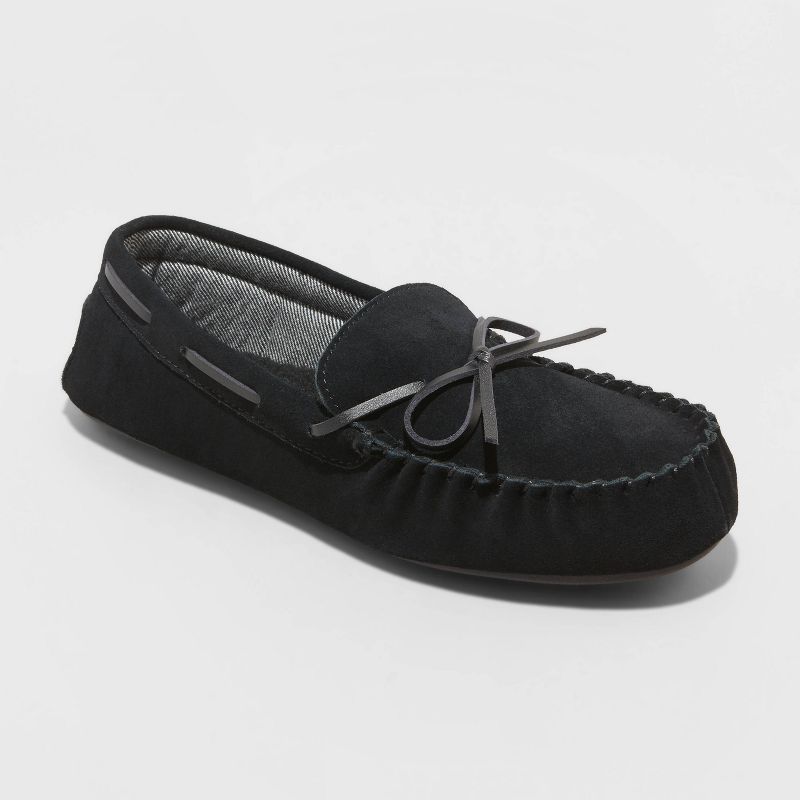 Men's Topher Moccasin Leather Slippers - Goodfellow & Co™, 1 of 7