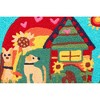 Jellybean Peace, Love, Dog 20" x 30" Washable Accent Doormat – Fun & Durable Mat for Dog Lovers - 2 of 3