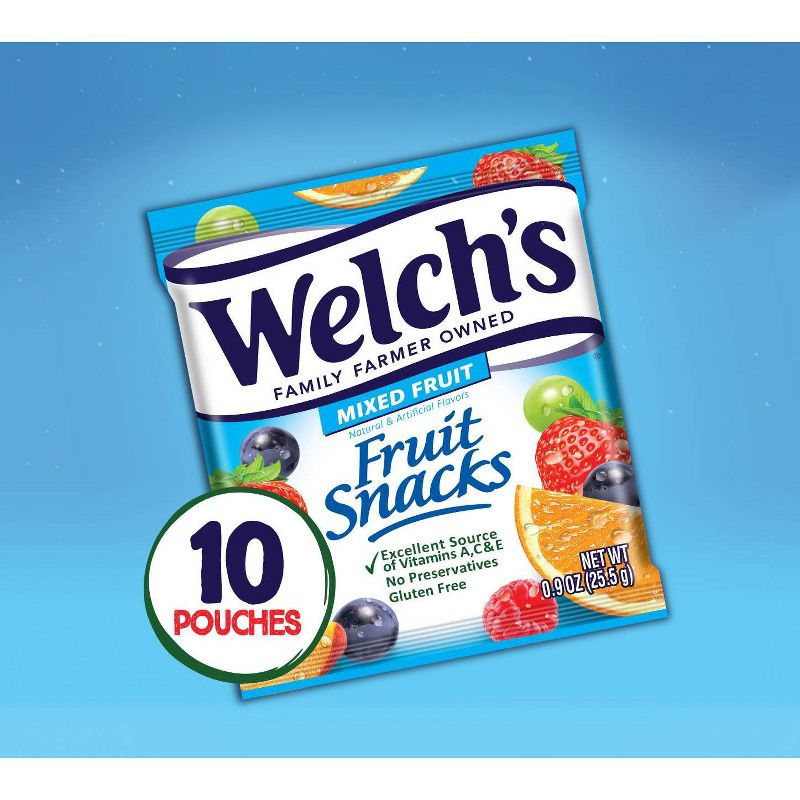 Welch's Mixed Fruit Snacks - 9oz - 10ct, 3 of 10