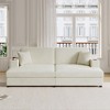 NicBex Oversized Sofa Bed with 2 USB Ports,86.5" Loveseat Sofa with 2 Cup Holders and 2 Throw Pillows for Bedroom,Living Room - 2 of 4